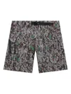 South2 West8 Tenkara Trout Camo Pocket Shorts In Brown