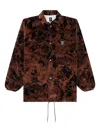South2 West8 Tie-dye Pattern Jacket In Brown