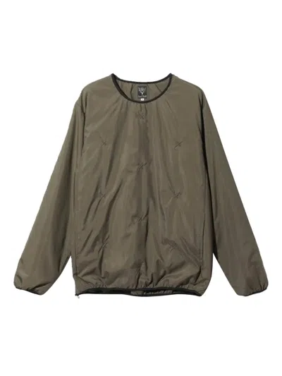 South2 West8 Trimmed Long Sleeve T-shirt In 绿色