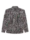 South2 West8 Zip-front Overshirt In Green
