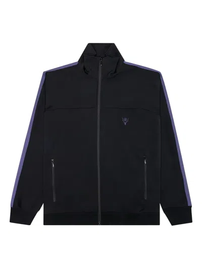 South2 West8 Zip-up Sweatshirt In Black