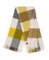 Southampton Home Merino Wool Color Block Throw, 55" X 72" In Gold