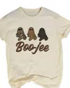 Southern Attitude Women's Boo-jee Ghost Tee Top In Cream In White