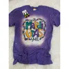 Southern Backroad Tees Women's It's Mardi Gras Y'all Bleached Tee In Purple In Purple