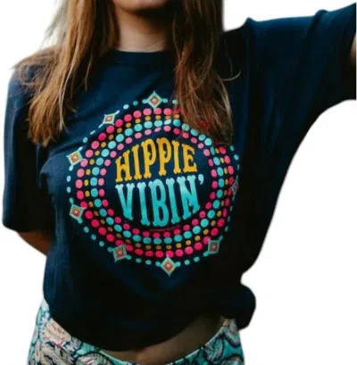 Southern Bliss Hippie Tee In Black