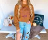 Southern Bliss Praise The Lord Thanksgiving Sweater In Brown In Brown