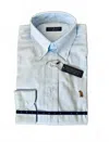Southern Casanova Men's Button Down Oxford Polo In Light Blue In Blue