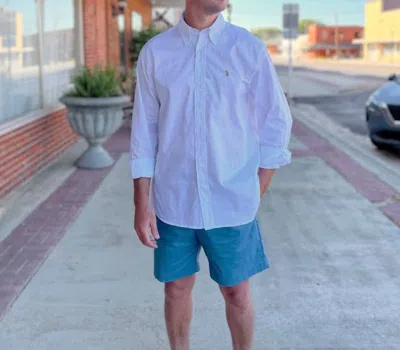 Southern Casanova Men's Oxford Button Down Shirt In White