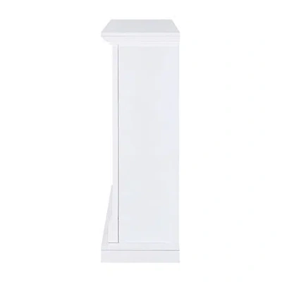 Southern Enterprises Newlin Electric Fireplace In White