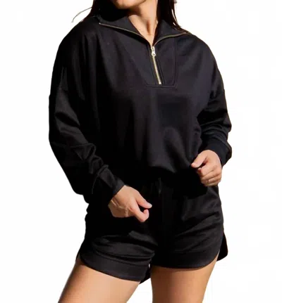 Southern Grace Butter Soft Shorts In Black