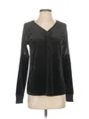 Southern Grace Long Sleeve Blouse In Black