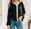 Southern Grace Simply Fierce Cold Shoulder In Black In Black