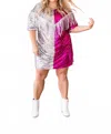 Southern Grace Take Me To The Show Dress In Multi In White