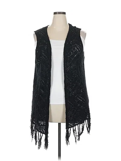 Pre-owned Southern Lady Cardigan Sweater In Black