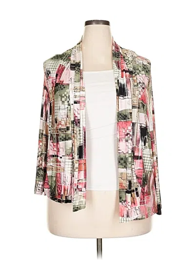 Pre-owned Southern Lady Cardigan Sweater In Pink