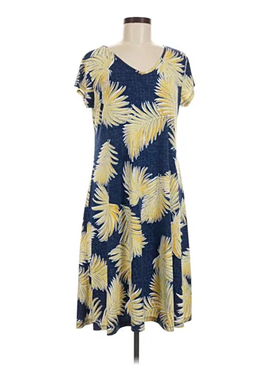 Pre-owned Southern Lady Casual Dress In Blue