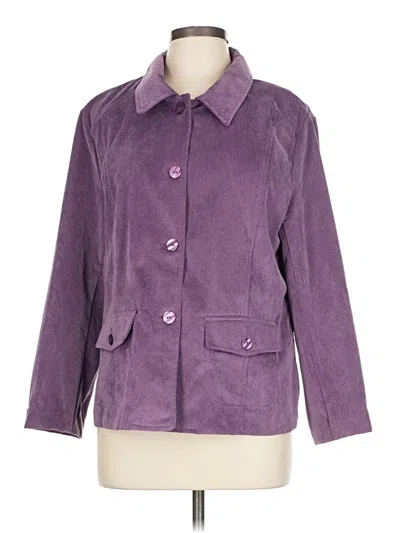 Pre-owned Southern Lady Coat In Purple