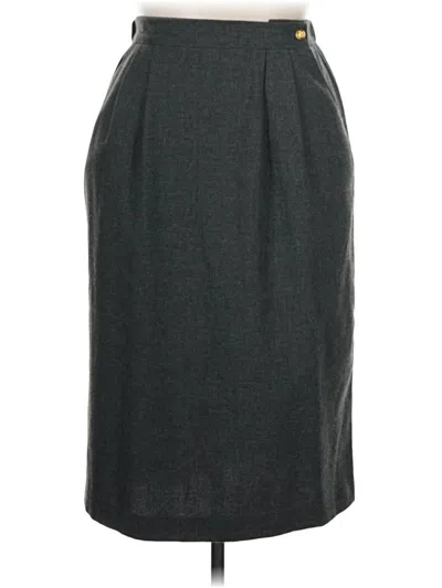 Pre-owned Southern Lady Formal Skirt In Gray