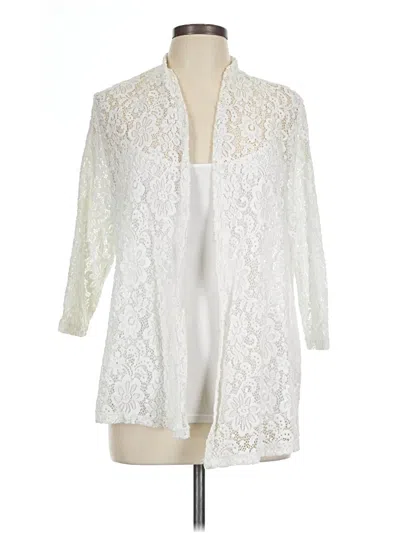 Pre-owned Southern Lady Kimono In White
