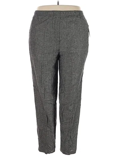 Southern Lady Linen Pants In Gray