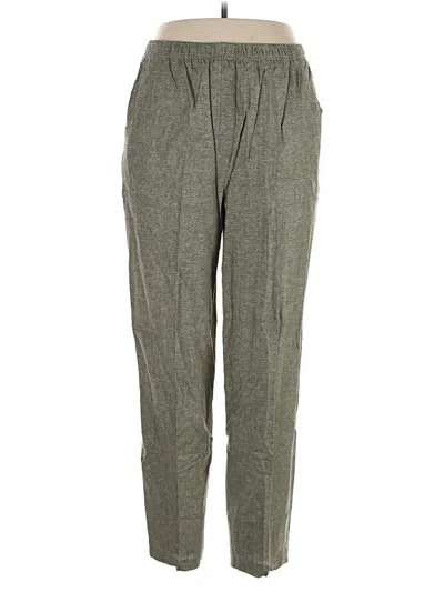 Southern Lady Linen Pants In Gray