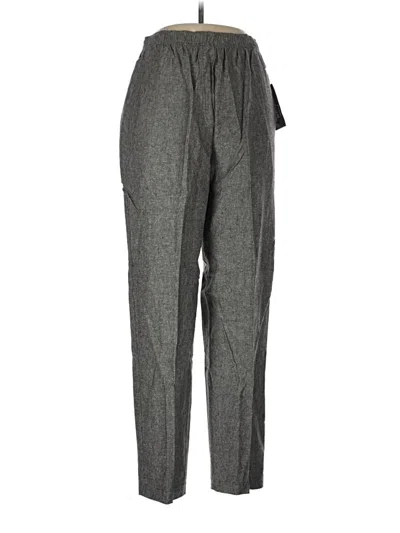Pre-owned Southern Lady Linen Pants In Gray
