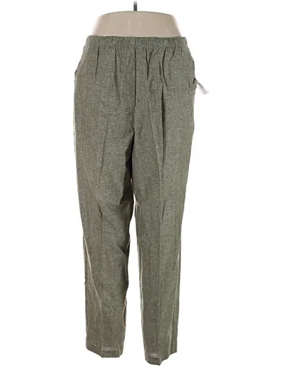 Southern Lady Linen Pants In Gray