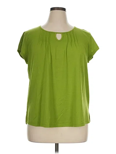 Pre-owned Southern Lady Short Sleeve T-shirt In Green