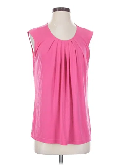 Pre-owned Southern Lady Sleeveless Blouse In Pink