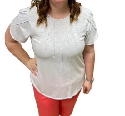 Southern Lady Capri Straight Leg Pants In Coral In Gray