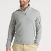 Southern Marsh Copperton Waffle Vintage Pullover In Light Gray In Multi