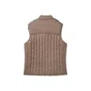 Southern Marsh Flathead Performance Quilted Vest In Burnt Taupe In Multi