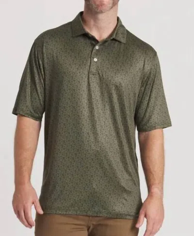 Southern Marsh Flyline Performance Polo In Dark Olive In Multi