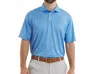 Southern Marsh Flyline Performance Short Sleeve Polo - Cart Path Only In Bluestone In Blue