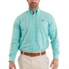 Southern Marsh Grainger Performance Button Down Shirt In Green In Green
