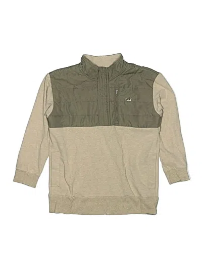 Pre-owned Southern Marsh Kids' Long Sleeve Top Tan Tops