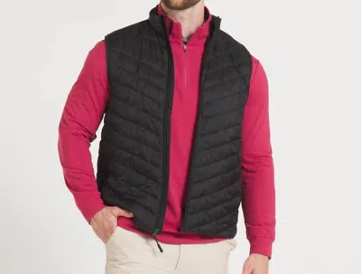 Southern Marsh Mallard Quilted Performance Vest In Black