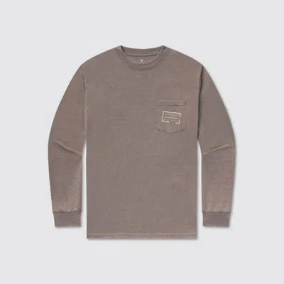 Southern Marsh Men's Authentic Seawash Tee In Washed Dark Shale In Multi