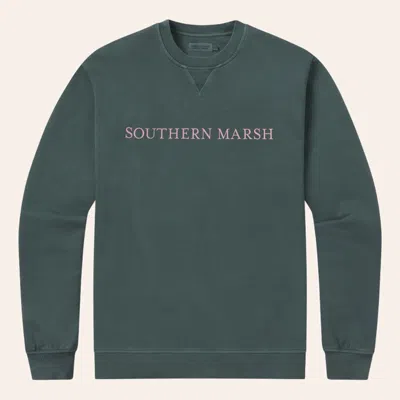 Southern Marsh Men's Dark Green Seawash Sweatshirt