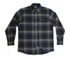 Southern Marsh Men's Newhaven Plaid Flannel Shirt In Dark Green/navy In Multi