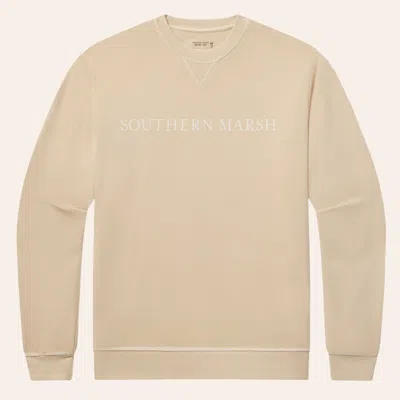 Southern Marsh Men's Oatmeal Seawash Sweatshirt In Neutral