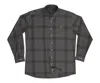 Southern Marsh Men's Trussville Windowpane Dress Shirt In Midnight Gray/dark Olive In Multi