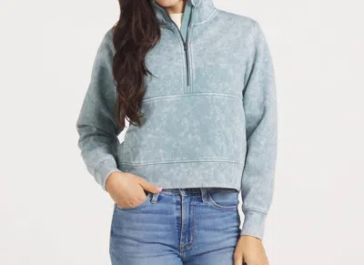 Southern Marsh Seawash Half Zip Active Pullover In Burnt Sage In Multi