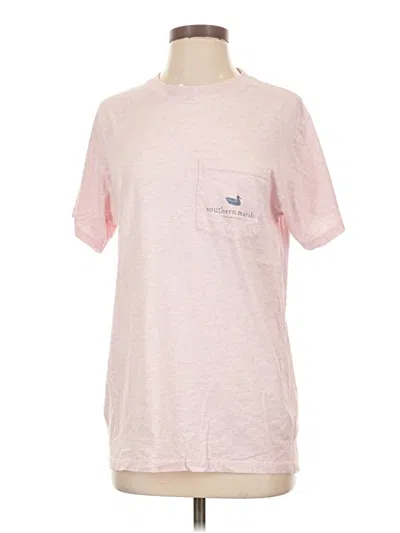 Pre-owned Southern Marsh Short Sleeve T-shirt In Pink