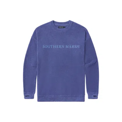 Southern Marsh Sunday Morning Sweater In Indigo In Multi