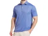 Southern Marsh Tyner Twill Performance Polo In Blue/white In Blue