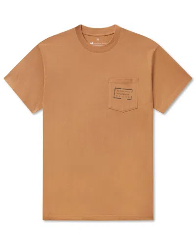 Southern Marsh Unisex Authentic Tee In Camel In Brown