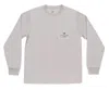 Southern Marsh Unisex Comfort Tee - Morning Flyover In Light Grey In Grey