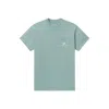 Southern Marsh Unisex Cotton Festival Tee In Washed Moss Blue In Multi