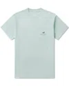 Southern Marsh Unisex Pointer Tee In Washed Honeydew In Multi